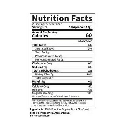 garden of life organic chia seed Garden of Life, Raw Organics Chia Seeds, 12 Oz