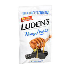 Ludens, Ludens Throat Drops, Honey Licorice 30 each