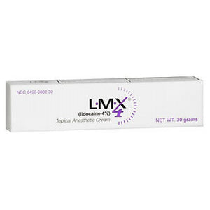 Lmx, Lmx 4% Topical Anesthetic Cream, Count of 1