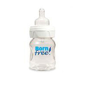 Born Free Baby Products, Wide Neck Glass Bottle, 5 Oz
