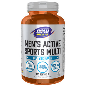 Now Foods, Men's Active Sports Multi, 180 sgels