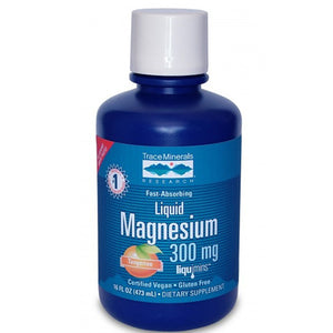 Trace Minerals, Liquid Magnesium, 300 mg, Tangerine 16 Oz