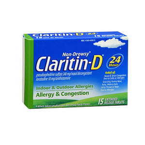 Claritin, Claritin D, 15 Tabs