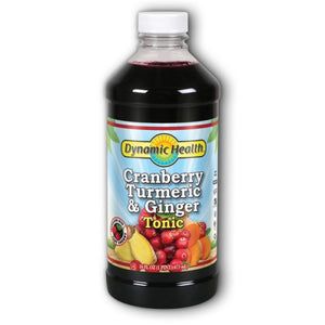 Dynamic Health Laboratories, Gluten Free Tonic, Cranberry Turmeric & Ginger 16 oz