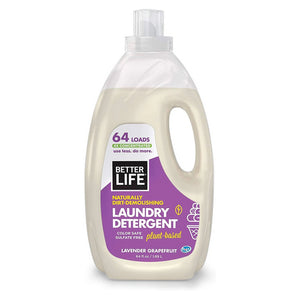 Better Life, Spin Credible Natural Laundry Detergent, Lavender Grapefruit 64 fl oz