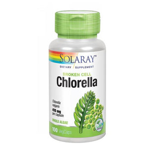 Solaray, Chlorella, 410 mg, 100 Caps