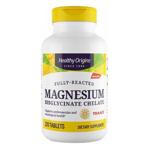 Healthy Origins, Magnesium Bisglycinate, 120 Tabs