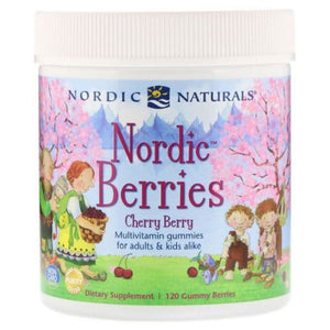 Nordic Naturals, Nordic Berries Cherry Berry, 120 Count