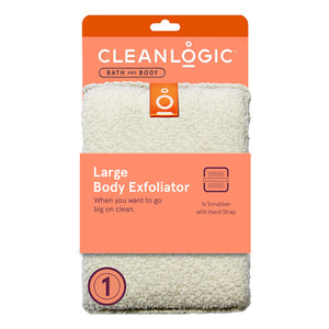 Cleanlogic, Exfoliating Body Scrubber Large, 1 Count