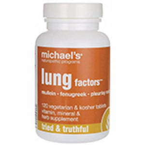 Michael's Naturopathic, Lung Factors, 120 Tabs