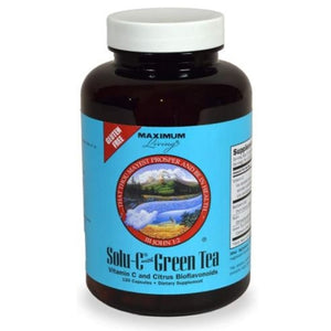 Maximum Living, Solu C with Green Tea, 120 Caps