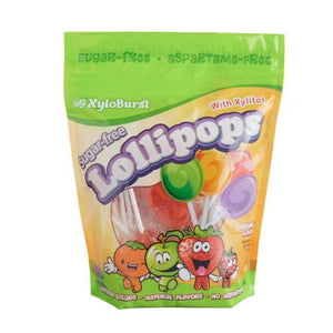 Xyloburst, Sugar-Free Lollipops with Xylitol, Assorted 25 Piece
