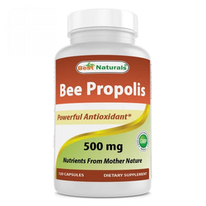 Best Naturals, Bee Propolis, 500 mg, 120 Caps