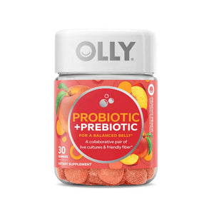Olly, Probiotic + Prebiotic Peach, 30 Count