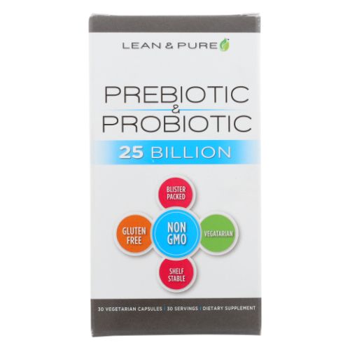 Lean & Pure, Prebiotic & Probiotic, 30 Veg Caps