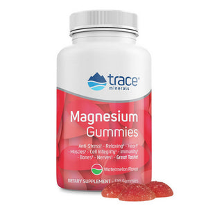 Trace Minerals, Magnesium Gummies, Watermelon 120 Count