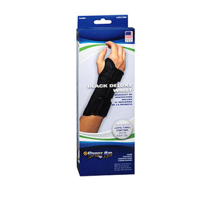 Sport Aid, Sport Aid Black Deluxe Wrist Small Left, 1 Each