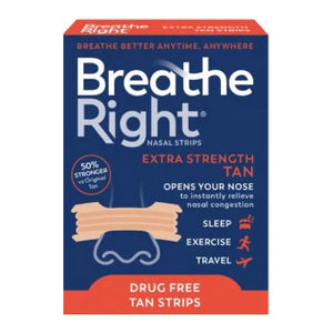 Breathe Right, Breathe Right Nasal Strips Extra Tan, 8 Each