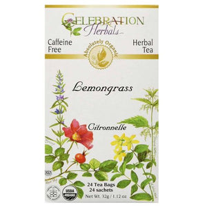 Celebration Herbals, Organic Lemongrass Tea, 24 Bags