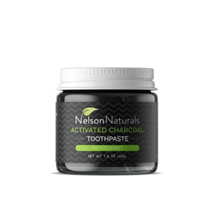 Nelson Naturals, Activated Charcoal Toothpaste, Peppermint 1.6 Oz