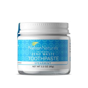 Nelson Naturals, Activated Charcoal Toothpaste, Spearmint 3.3 Oz