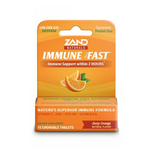 Zand, Immune Fast Zest Orange Natural, 15 Tabs