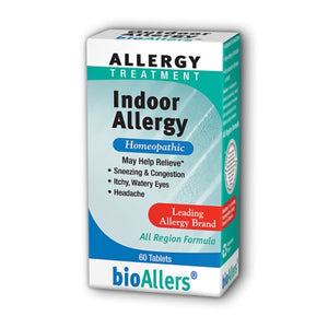 Natural Care, bioAllers Indoor Allergy, 60 Tabs