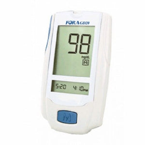 Links Medical, Blood Glucose Meter FORA  G 20 7 Second Results Stores Up To 450 Results No Coding Required, Count of 1