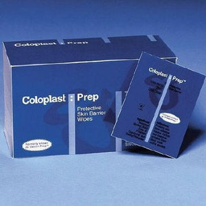 Coloplast, Skin Barrier Wipe Prep Isopropyl Alcohol Individual Packet NonSterile, Count of 54