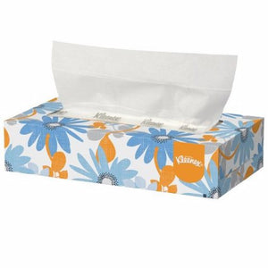 Kleenex, Facial Tissue Kleenex  White 8 X 8-2/5 Inch, Count of 6000