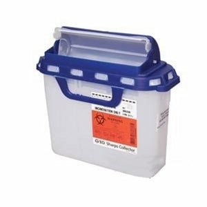 Becton Dickinson, Sharps Container Recykleen 10-3/4 H X 12 W X 4-1/2 D Inch 5.4 Quart, Count of 20