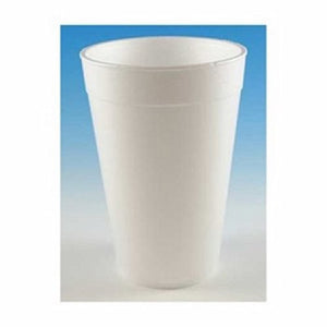 WinCup, Drinking Cup WinCup  32 oz. White Styrofoam Disposable, Count of 500