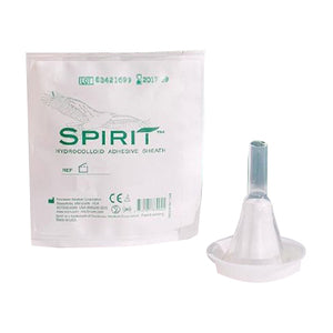 Bard, Male External Catheter Spirit1 Self-Adhesive Seal Hydrocolloid Silicone Small, Count of 100