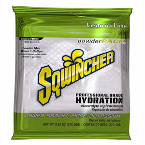 Kent Precision Foods, Electrolyte Replenishment Drink Mix Sqwincher  Powder Pack  Lemon-Lime Flavor 9.53 oz., Count of 20