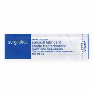 Surgilube, Lubricating Jelly Surgilube  5 Gram Individual Packet Sterile, Count of 144