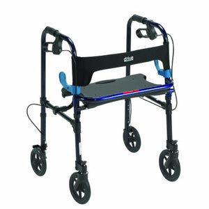 Drive Medical, 4 Wheel Rollator drive Clever-Lite Blue Aluminum Frame, Count of 1