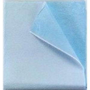 Tidi, Stretcher Sheet Tidi  Everyday Flat 40 X 48 Inch Blue Tissue / Poly Disposable, Count of 100