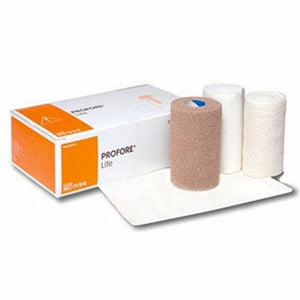 Smith & Nephew, 3 Layer Compression Bandage System Profore Lite Light Compression Self-adherent / Tape Closure Tan /, Count of 8