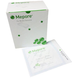 Molnlycke, Adhesive Dressing Mepore  3-3/5 X 4 Inch NonWoven Spunlace Polyester Rectangle White Sterile, Count of 400