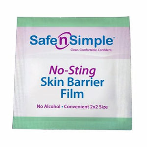 Safe N Simple, Skin Barrier Wipe Safe n Simple Individual Packet 2 X 2 Inch, Count of 100