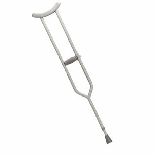 Drive Medical, Bariatric Underarm Crutches drive Steel Frame Tall Adult 500 lbs. Weight Capacity Push Button Adjust, Count of 1