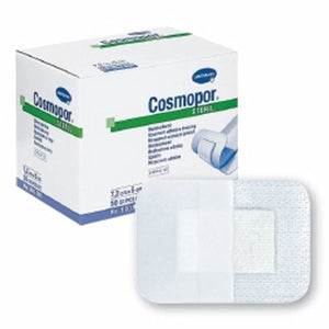 Hartmann Usa Inc, Adhesive Dressing Cosmopor  2 X 2-9/10 Inch NonWoven Rectangle White Sterile, Count of 50