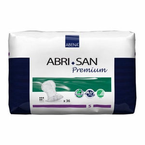 Abena, Incontinence Liner Abri-San Premium 21 Inch Length Moderate Absorbency Fluff / Polymer Core Level 5, Count of 36