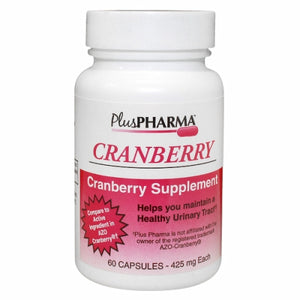 Plus Pharma, Cranberry, 425 mg, 60 Caps