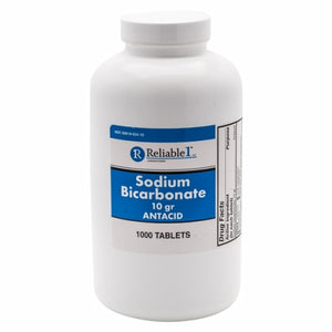 Reliable1, Sodium Bicarbonate, 650 mg, 1000 Tabs