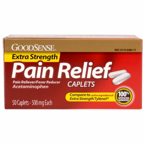 Plus Pharma, Extra Strength Pain Relief, 500 mg, 50 Caplets