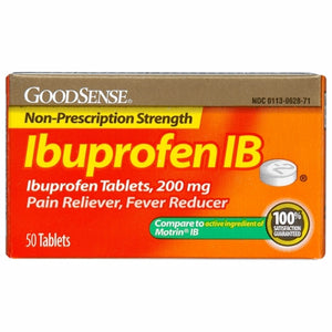 Good Sense, Ibuprofen, 200 mg, Orange 50 Tabs