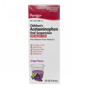 Perrigo, Children's Acetominophen, 160 mg, 4 Oz