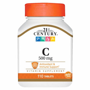 21st Century, Vitamin C, 500mg, 110 Tabs