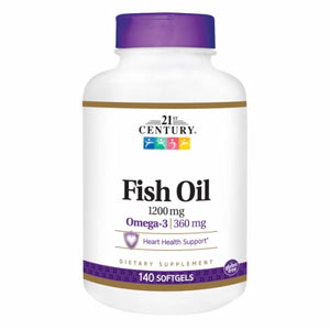 21st Century, Fish Oil, 1200 mg, 140 Softgels